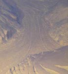 Antarctic Paintings Aerial View of Glaciers Converging